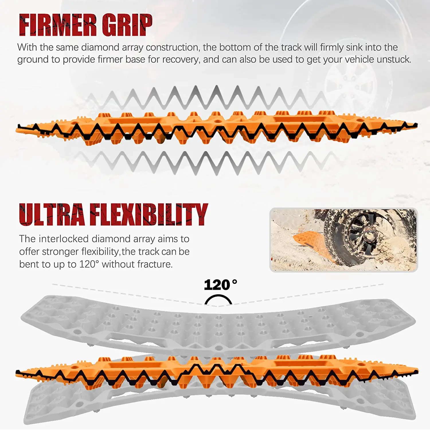 10 TON Orange Recovery Tracks - Image 3