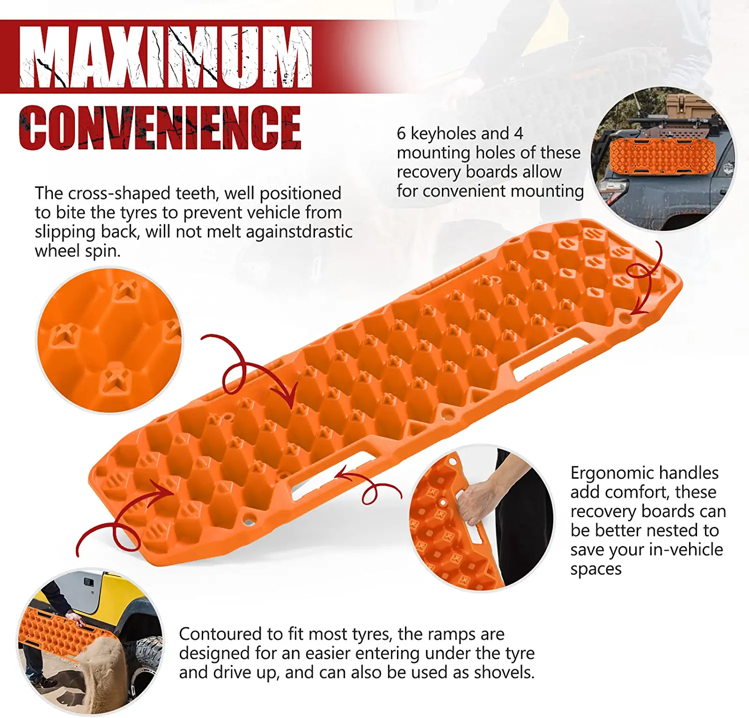 10 TON Orange Recovery Tracks - Image 4
