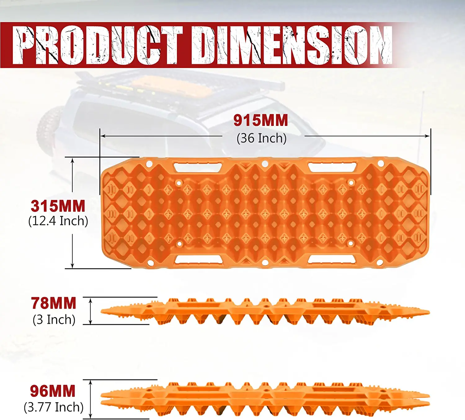 10 TON Orange Recovery Tracks - Image 6