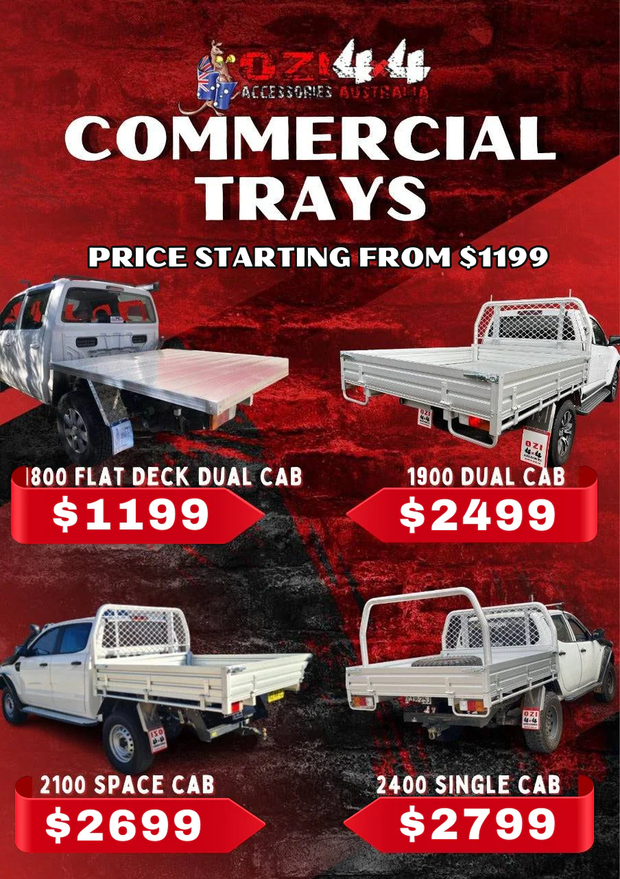 1900 Dual Cab Commercial Aluminium Tray - Image 51