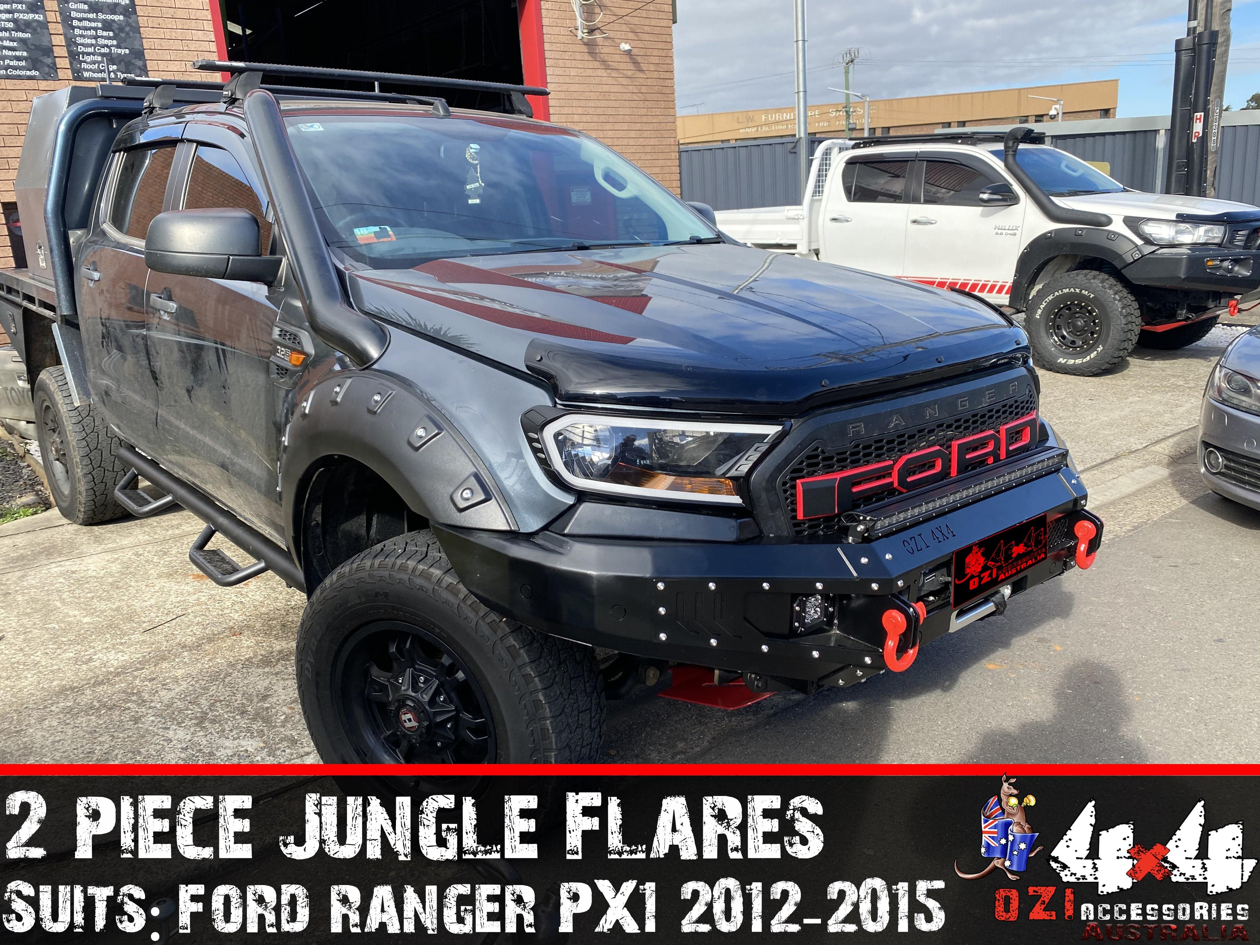 2 pcs Front Jungle Flares Suits Ford Ranger  PX1 2011-2014 - Image 3
