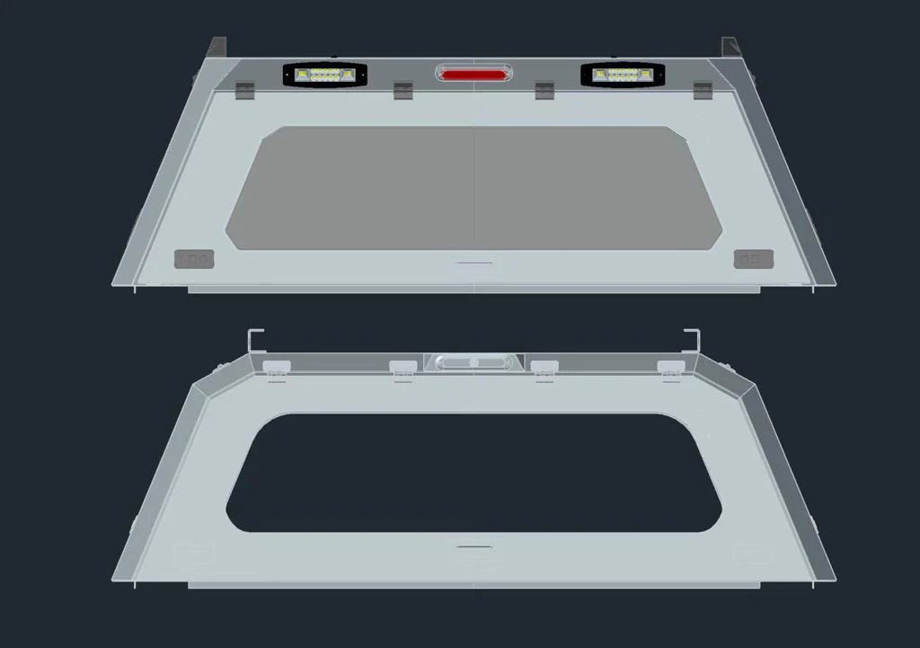 Amazon Steel Tub Canopy (Gen 3) Suitable For Toyota Landcruiser 79 Series Dual Cab 2007-2023 - Image 36
