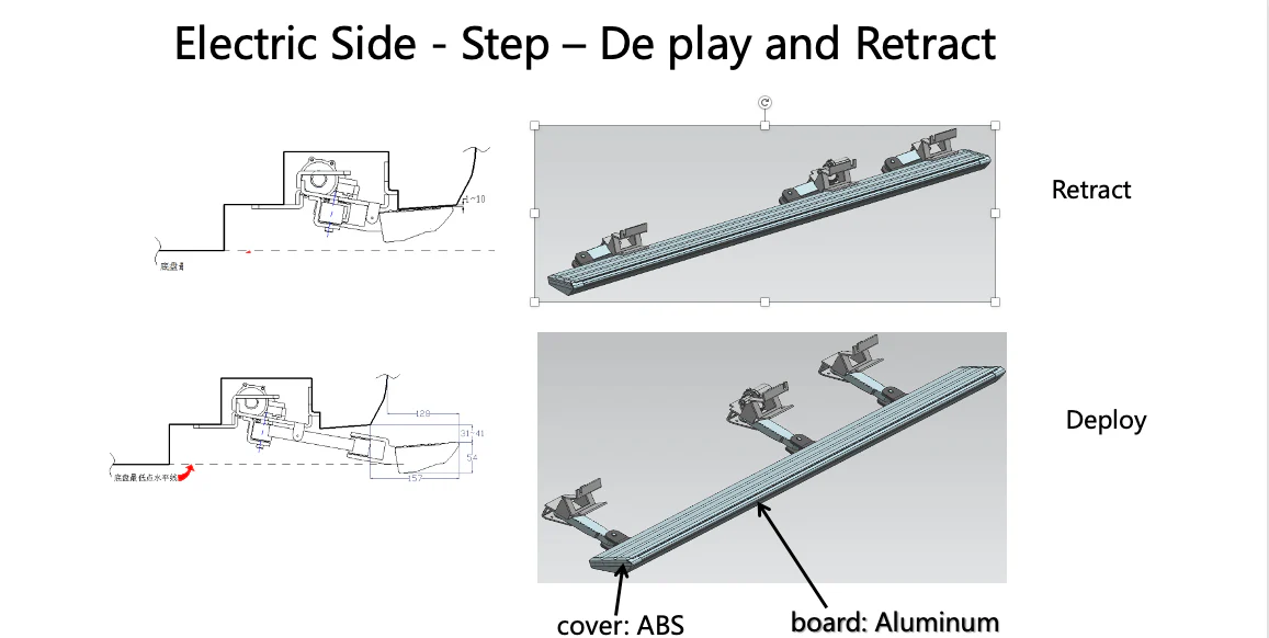 Electrical Side Steps Suitable For Toyota Land cruiser 300 Series 2021+ - Image 35