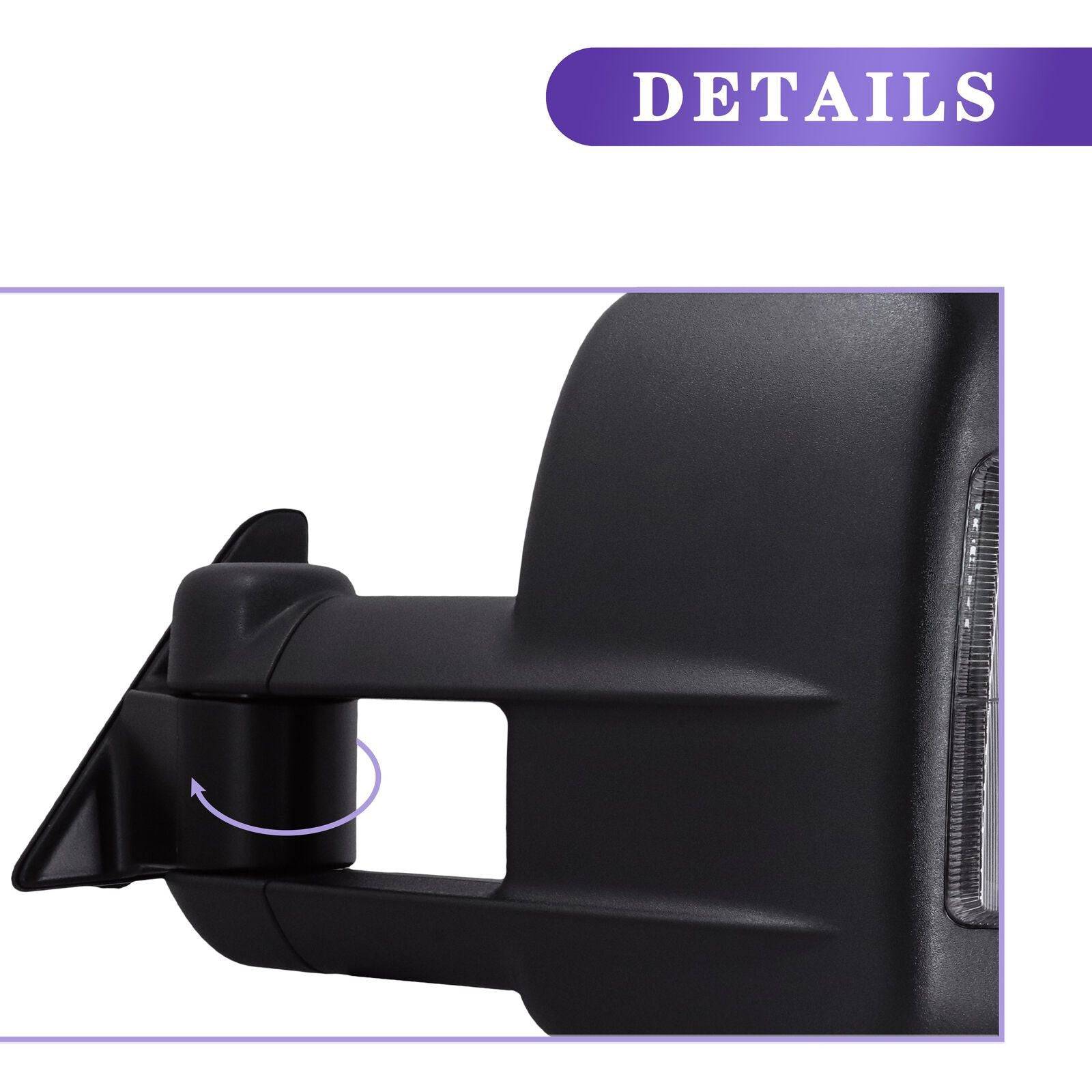 Extendable Towing Mirrors suits Nissan Navara NP300 (Non Blinker) - Image 18